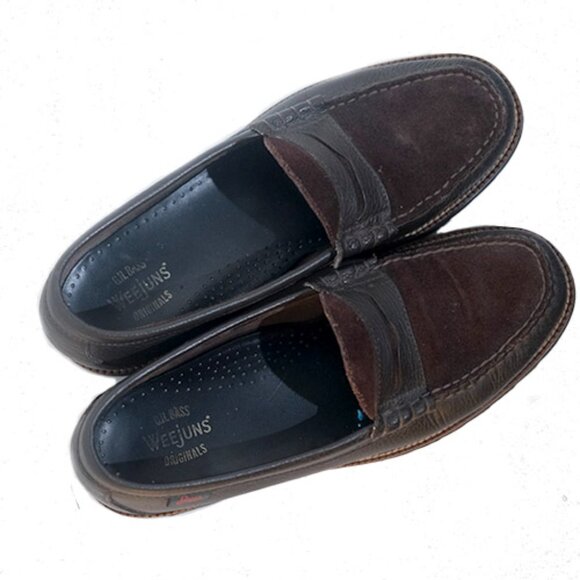 G.H. Bass Wejun Lug Sole Brown Leather Loafer - Picture 4 of 9